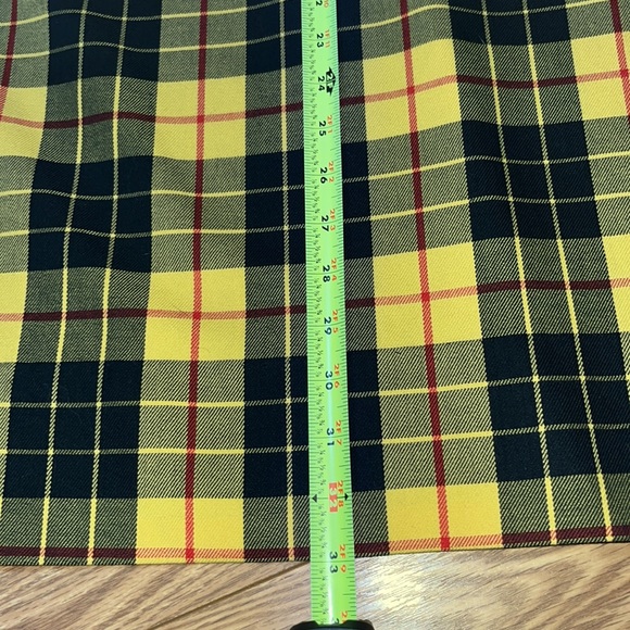 Miss Pat long sleeve, knee length Vintage Plaid yellow dress! - Picture 11 of 15